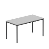Titan Table 600X600X530 Grey/Black