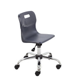 Yellow Junior Swivel Titan Chair - Sizes 3 / 4 With Castors