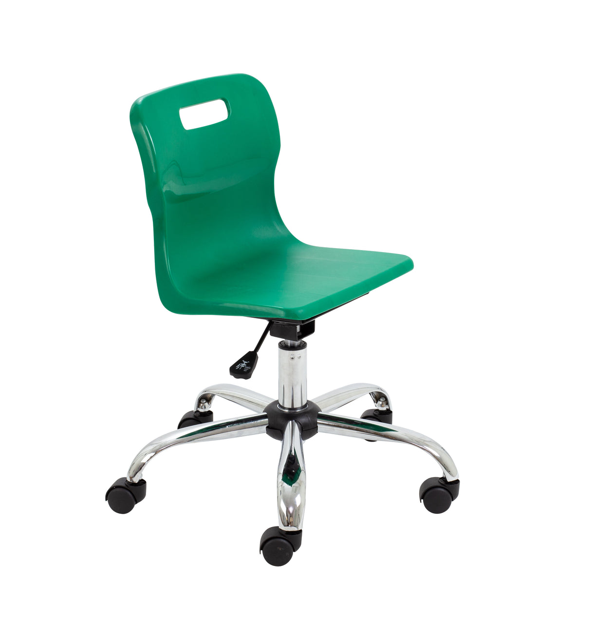 Yellow Junior Swivel Titan Chair - Sizes 3 / 4 With Castors