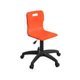 Sky Blue Junior Swivel Titan Chair With Black Base