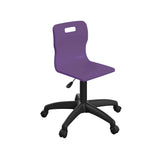 Sky Blue Junior Swivel Titan Chair With Black Base