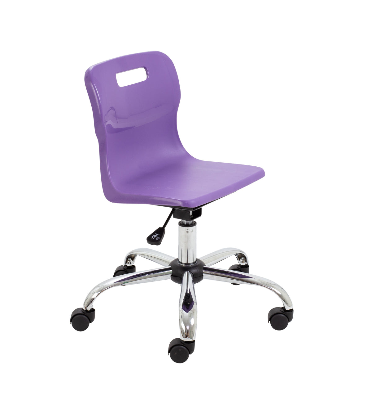 Yellow Junior Swivel Titan Chair - Sizes 3 / 4 With Castors