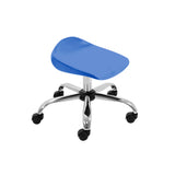 Sky Blue Junior Titan Swivel Stool -  With Castors
