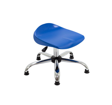 Orange Junior Titan Swivel Stool -  With Glides
