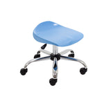 Sky Blue Junior Titan Swivel Stool -  With Castors