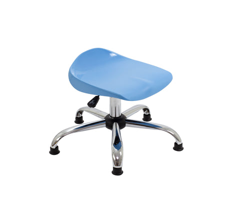 Orange Junior Titan Swivel Stool -  With Glides