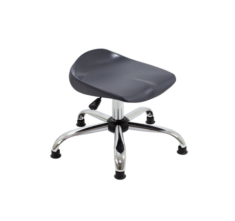 Orange Junior Titan Swivel Stool -  With Glides