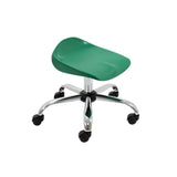 Sky Blue Junior Titan Swivel Stool -  With Castors