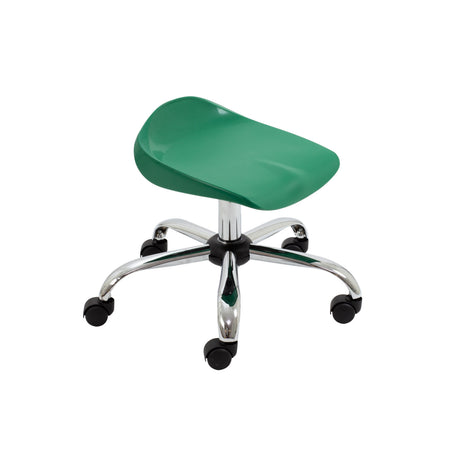 Sky Blue Junior Titan Swivel Stool -  With Castors