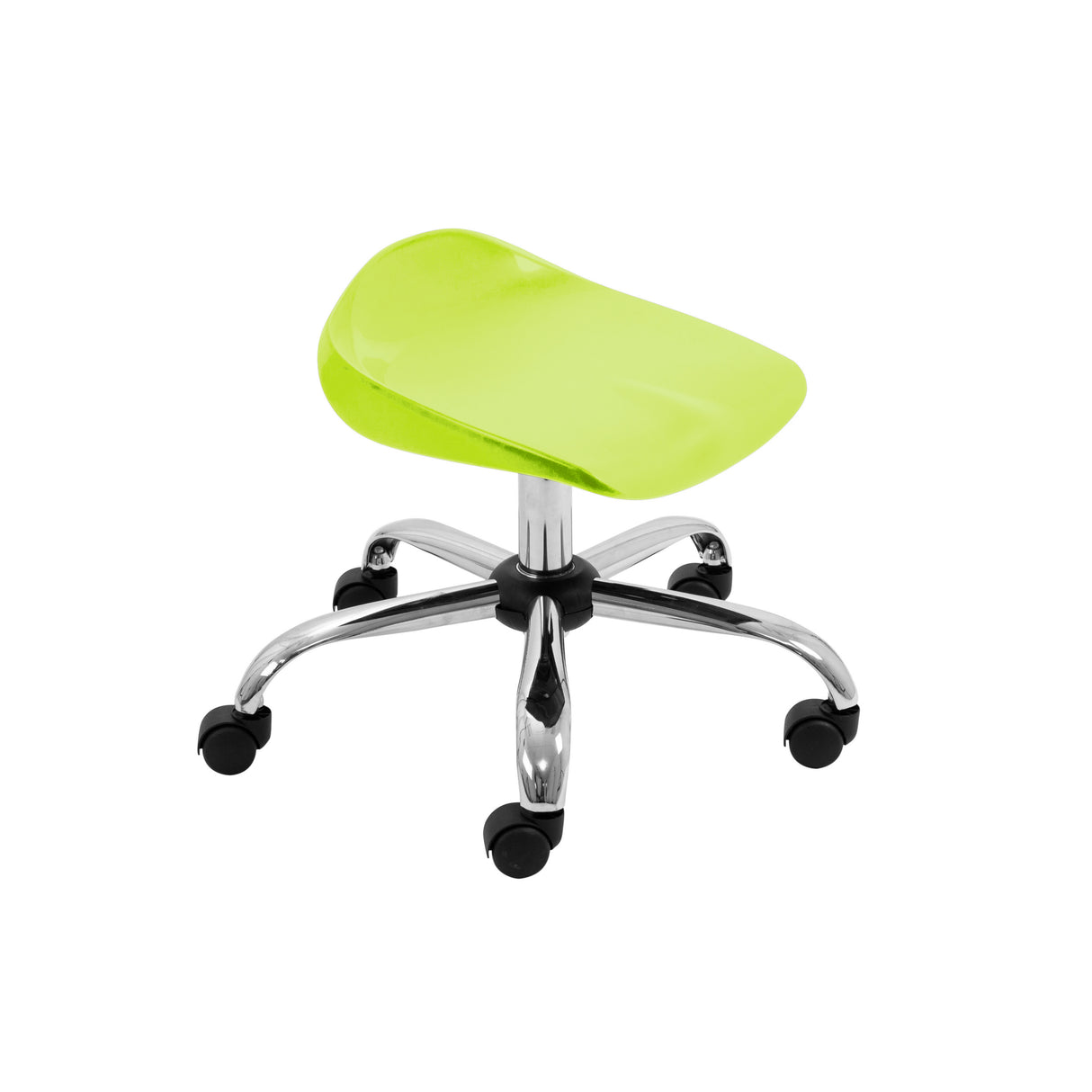 Sky Blue Junior Titan Swivel Stool -  With Castors