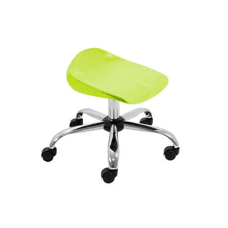 Sky Blue Junior Titan Swivel Stool -  With Castors