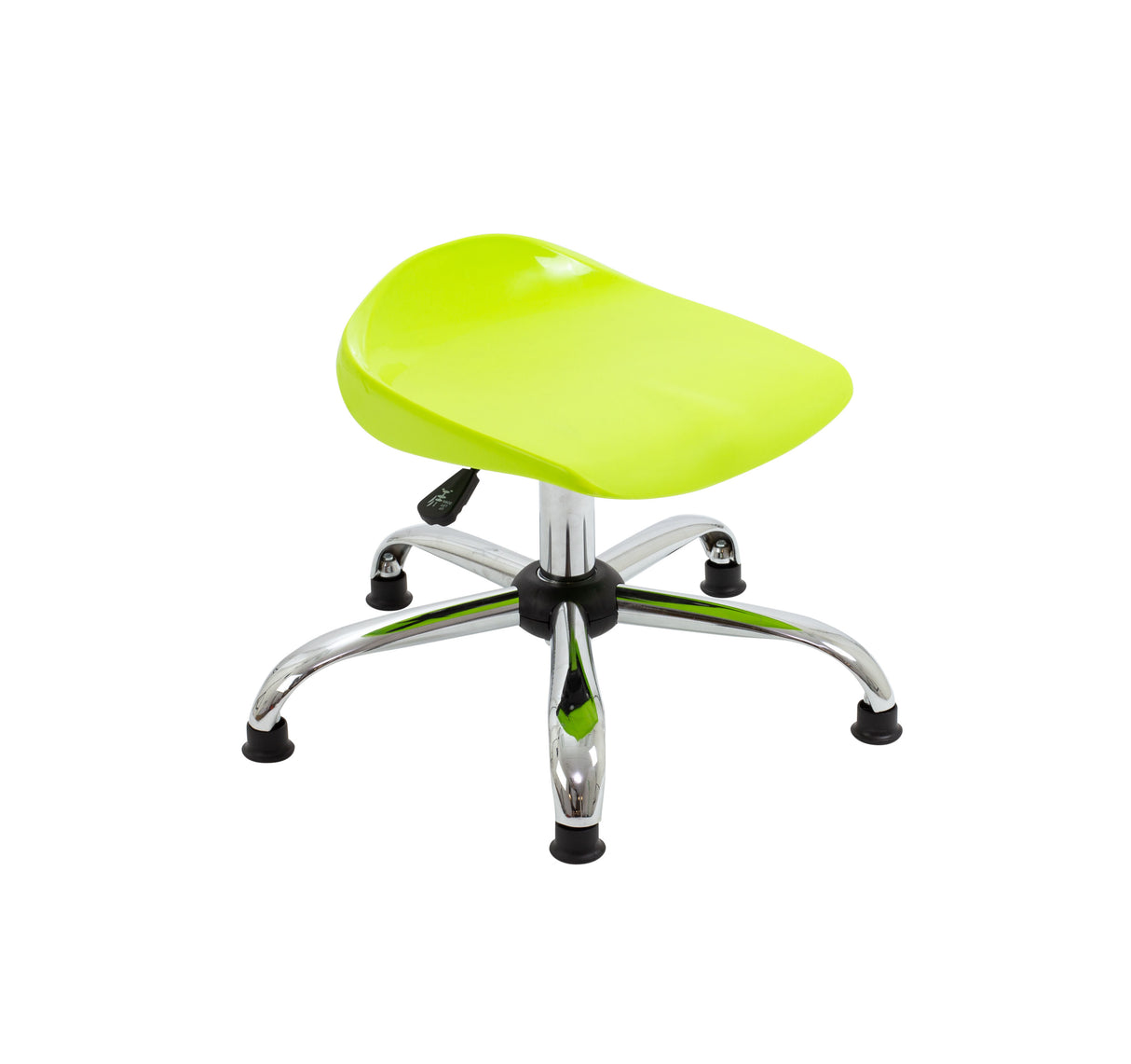 Orange Junior Titan Swivel Stool -  With Glides