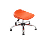 Orange Junior Titan Swivel Stool -  With Glides