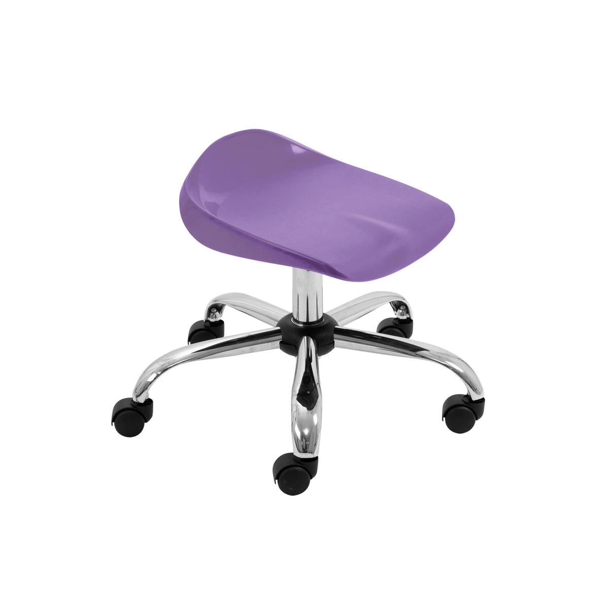 Sky Blue Junior Titan Swivel Stool -  With Castors