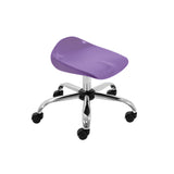 Sky Blue Junior Titan Swivel Stool -  With Castors