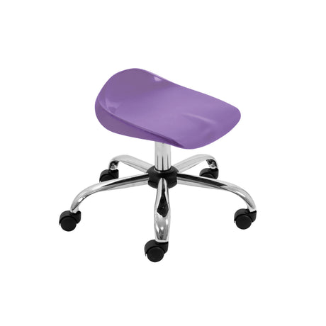 Sky Blue Junior Titan Swivel Stool -  With Castors