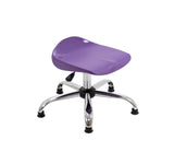 Orange Junior Titan Swivel Stool -  With Glides