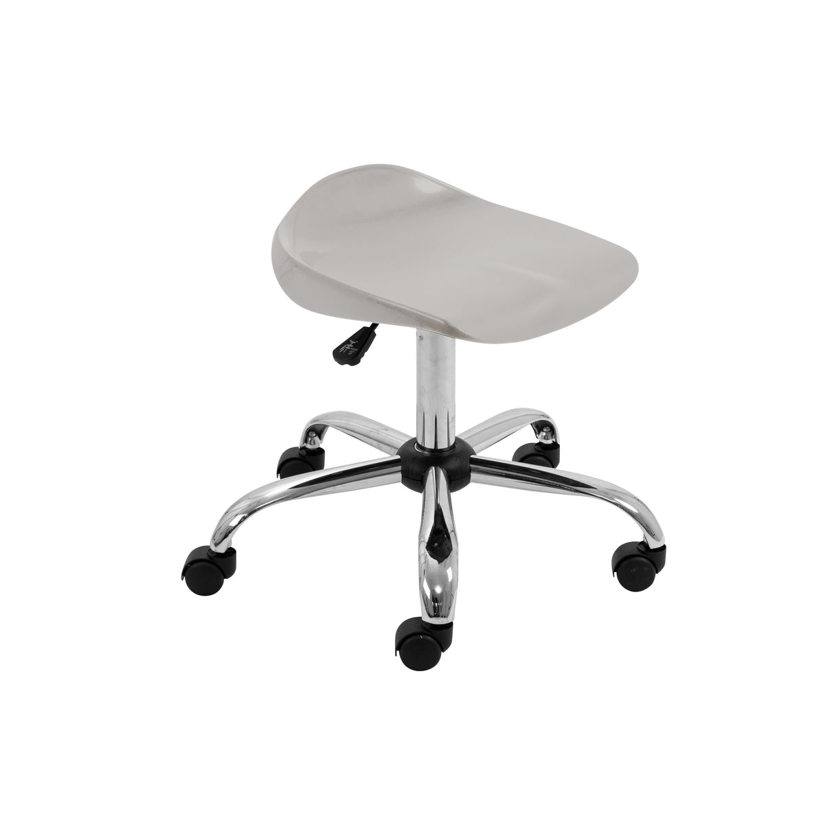 Black Adult Titan Swivel Stool -  With Castors