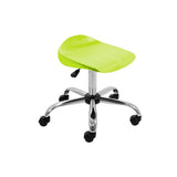 Black Adult Titan Swivel Stool -  With Castors