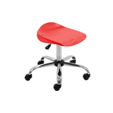 Black Adult Titan Swivel Stool -  With Castors