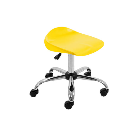 Black Adult Titan Swivel Stool -  With Castors