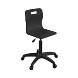 Sky Blue Adult Titan Swivel Chair With Black Base
