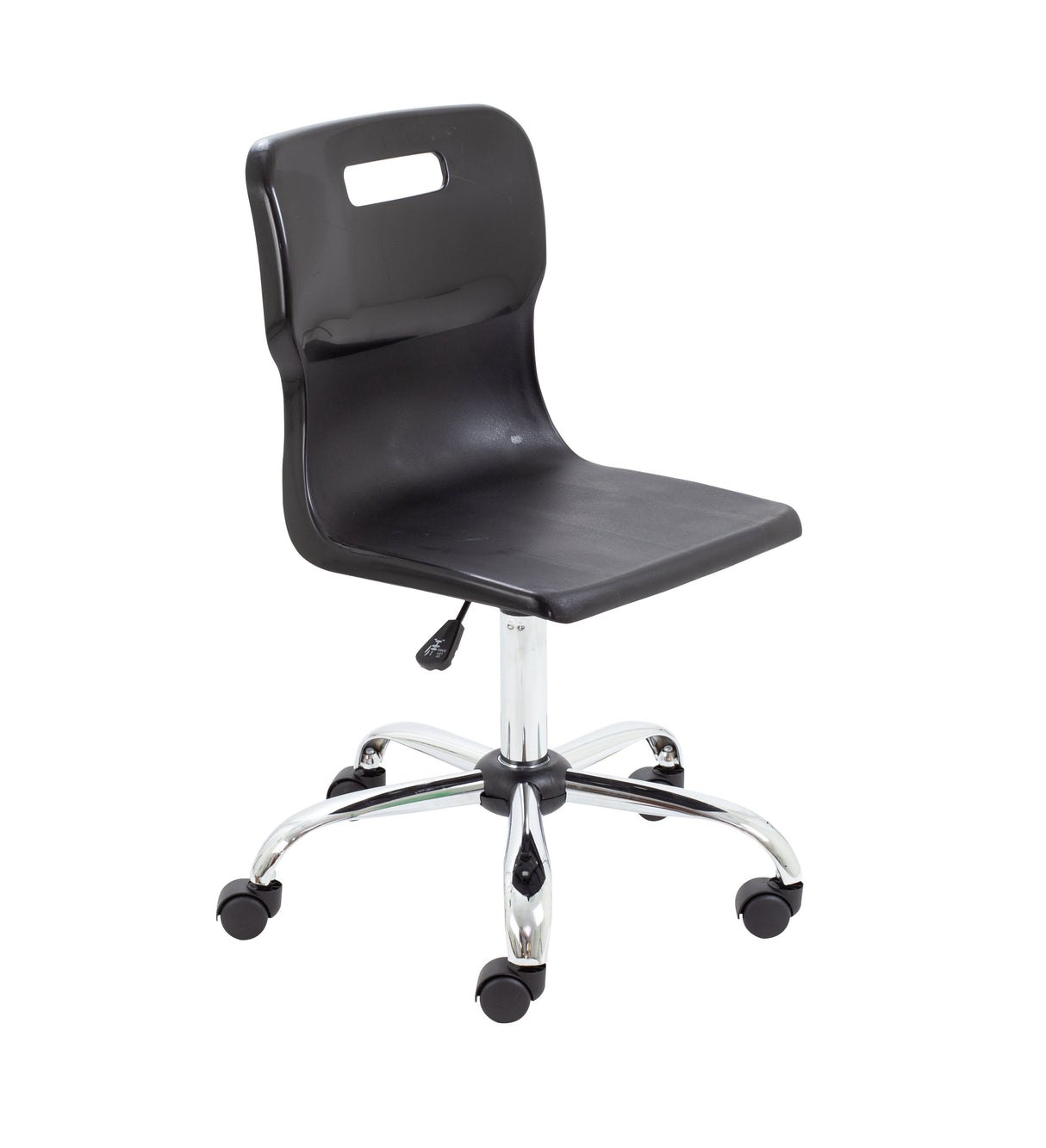 Grey Senior Swivel Titan Chair - Sizes 5 / 6 With Castors