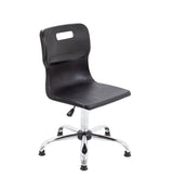 Yellow Senior Swivel Titan Chair - Sizes 5 / 6 With Glides