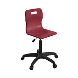 Sky Blue Adult Titan Swivel Chair With Black Base