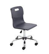 Grey Senior Swivel Titan Chair - Sizes 5 / 6 With Castors