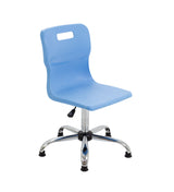 Yellow Senior Swivel Titan Chair - Sizes 5 / 6 With Glides
