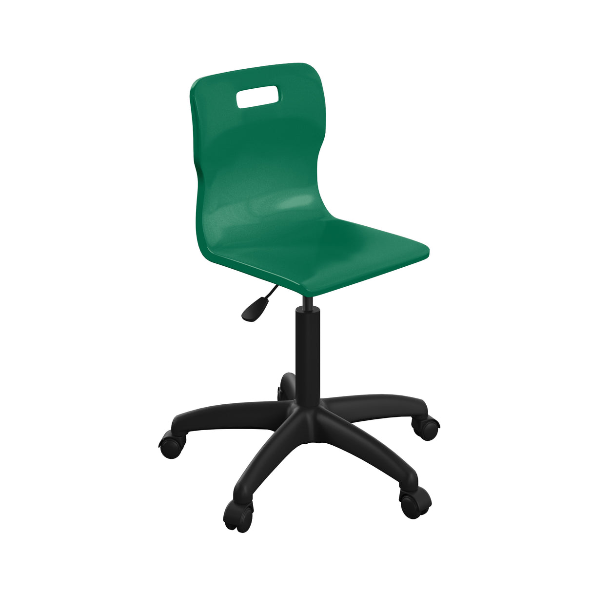 Sky Blue Adult Titan Swivel Chair With Black Base