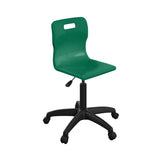 Sky Blue Adult Titan Swivel Chair With Black Base