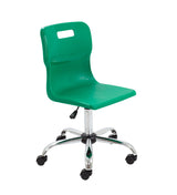Grey Senior Swivel Titan Chair - Sizes 5 / 6 With Castors
