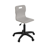 Sky Blue Adult Titan Swivel Chair With Black Base