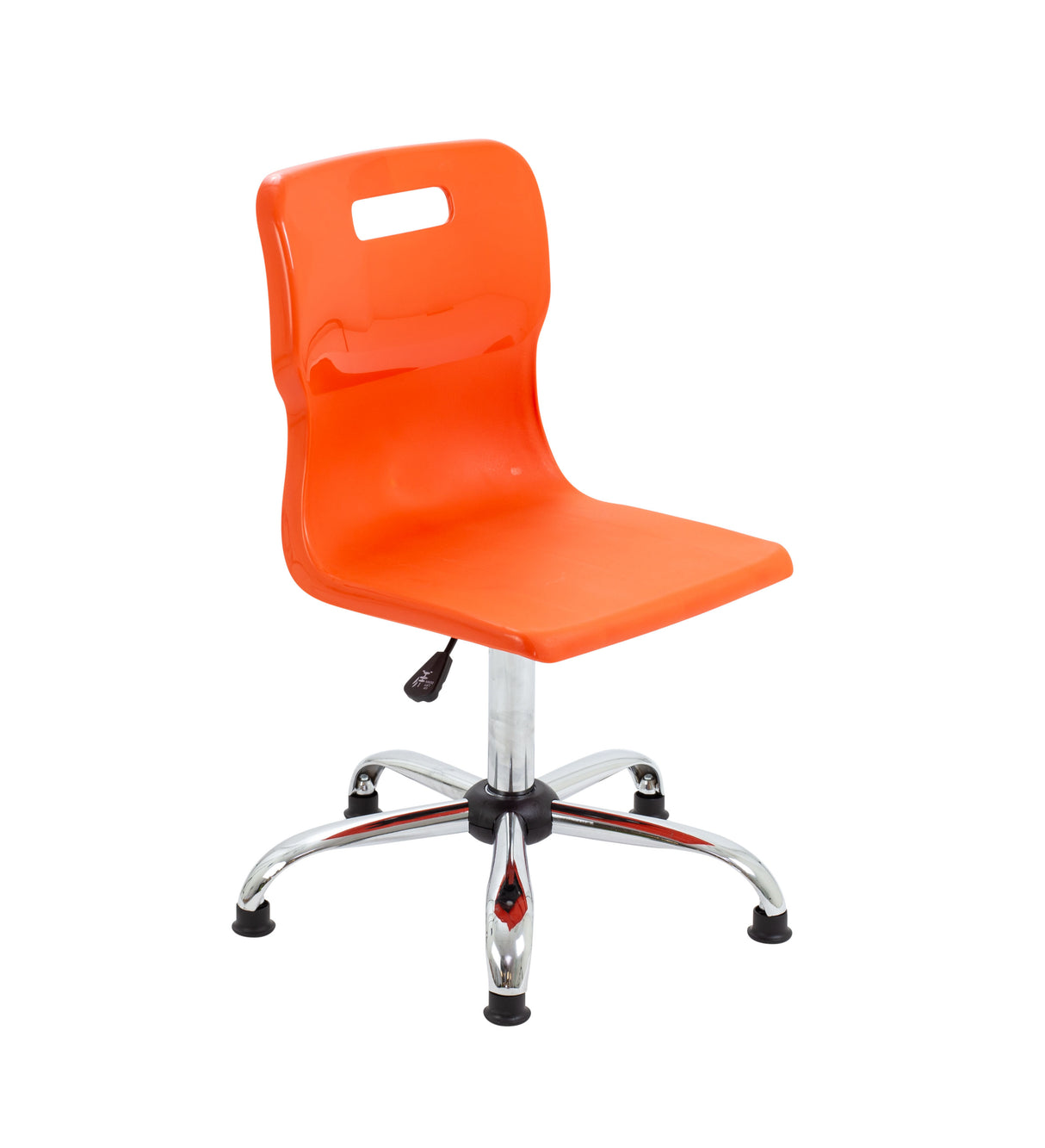 Yellow Senior Swivel Titan Chair - Sizes 5 / 6 With Glides
