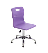 Yellow Senior Swivel Titan Chair - Sizes 5 / 6 With Glides
