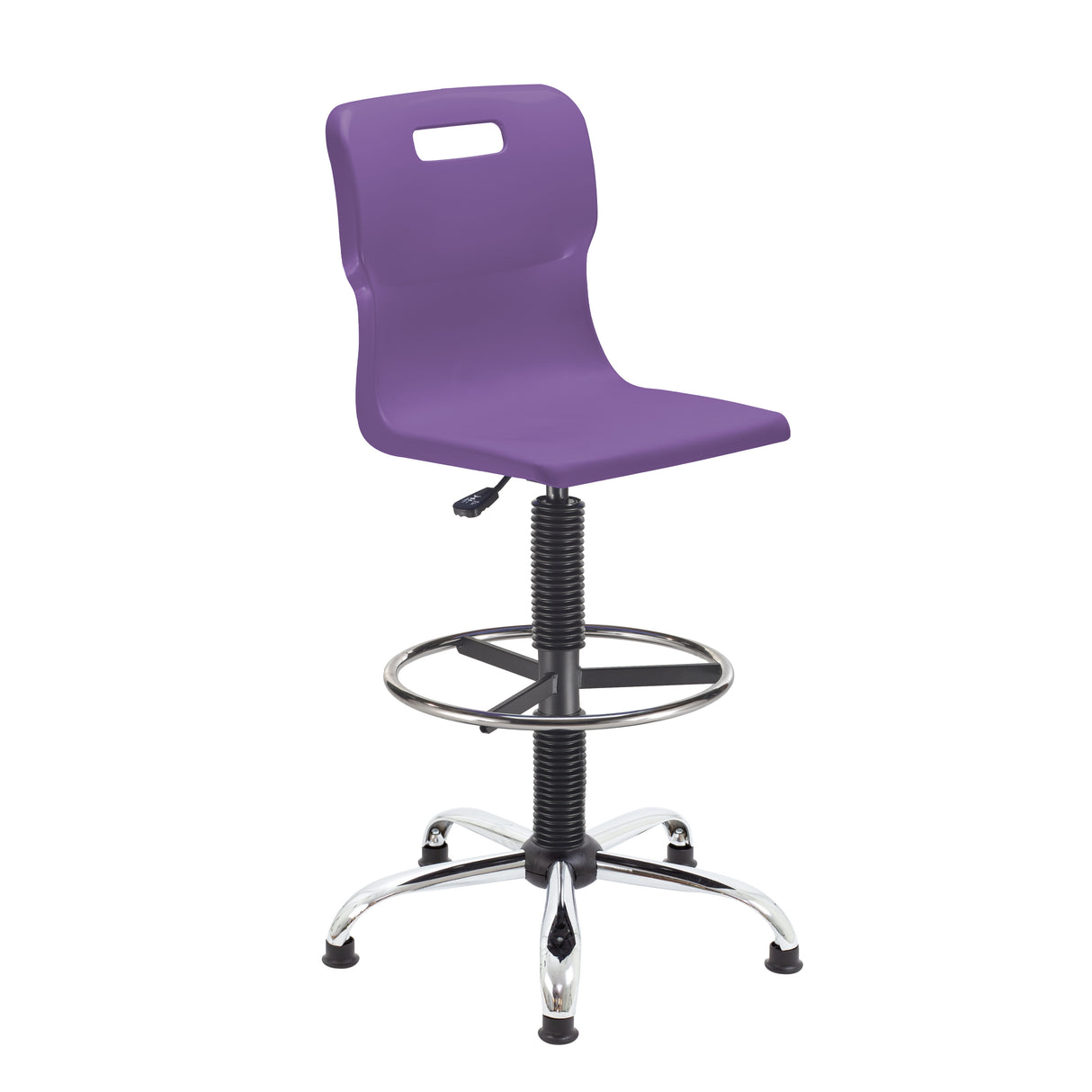 Titan Swivel Senior Chair | Adjustable D-Kit | Black