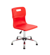Yellow Senior Swivel Titan Chair - Sizes 5 / 6 With Glides