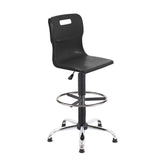 Titan Swivel Senior Chair | Adjustable D-Kit | Black