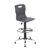 Titan Swivel Senior Chair | Adjustable D-Kit | Black