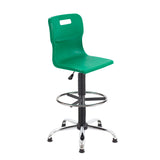 Titan Swivel Senior Chair | Adjustable D-Kit | Black