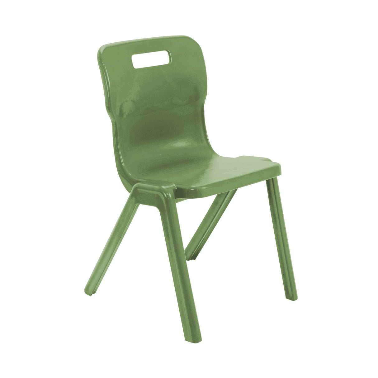 Titan One Piece Classroom Chair Size 6 Coral