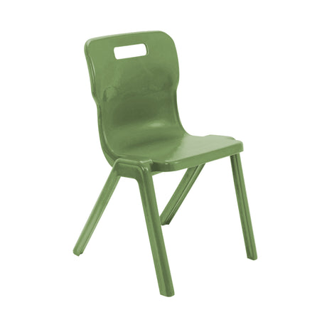 Titan One Piece Classroom Chair Size 6 Coral