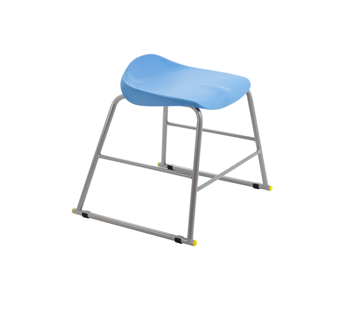 Titan Yellow Poly Lipped Stool -  685Mm High