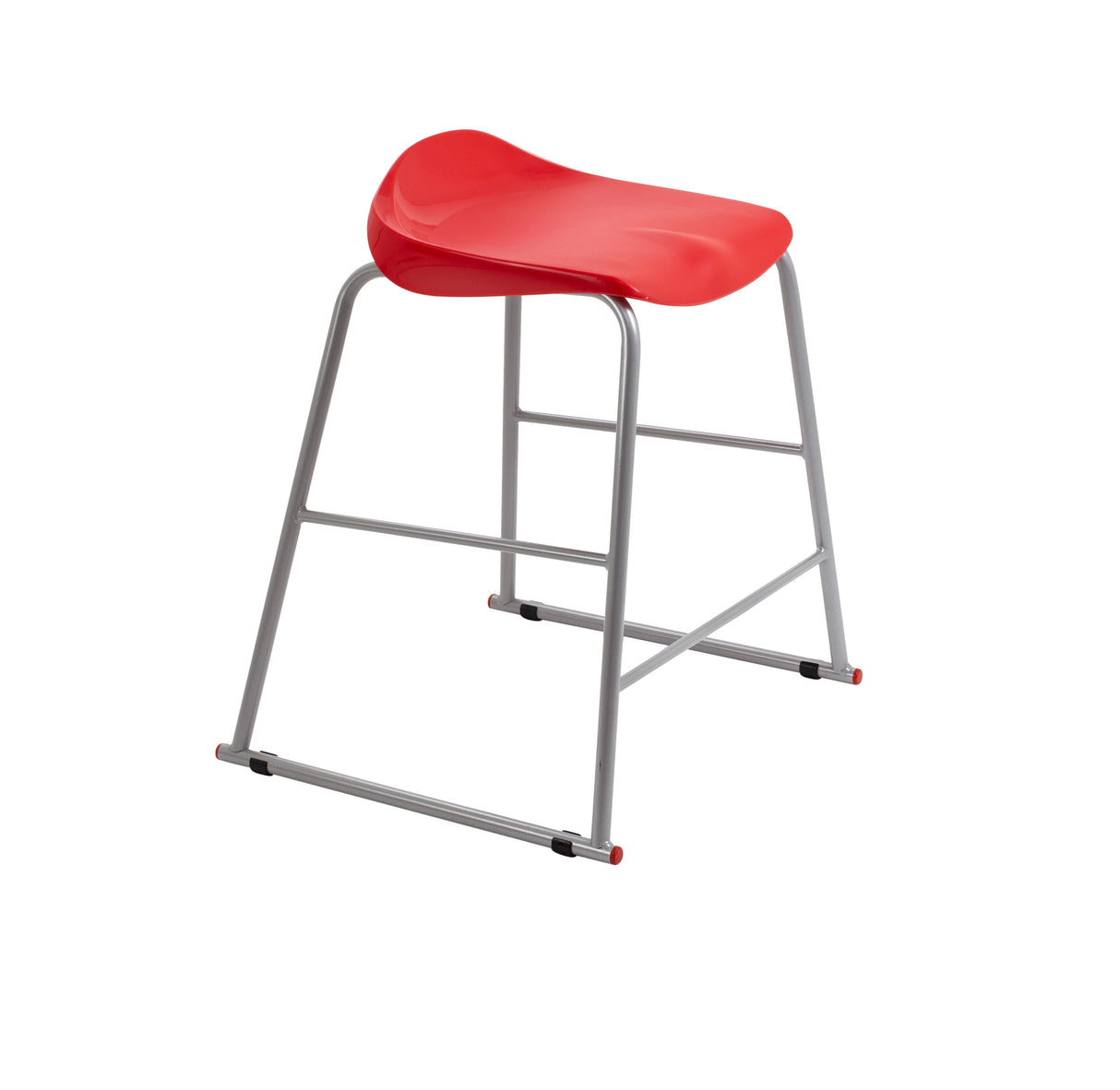Titan Yellow Poly Lipped Stool -  685Mm High