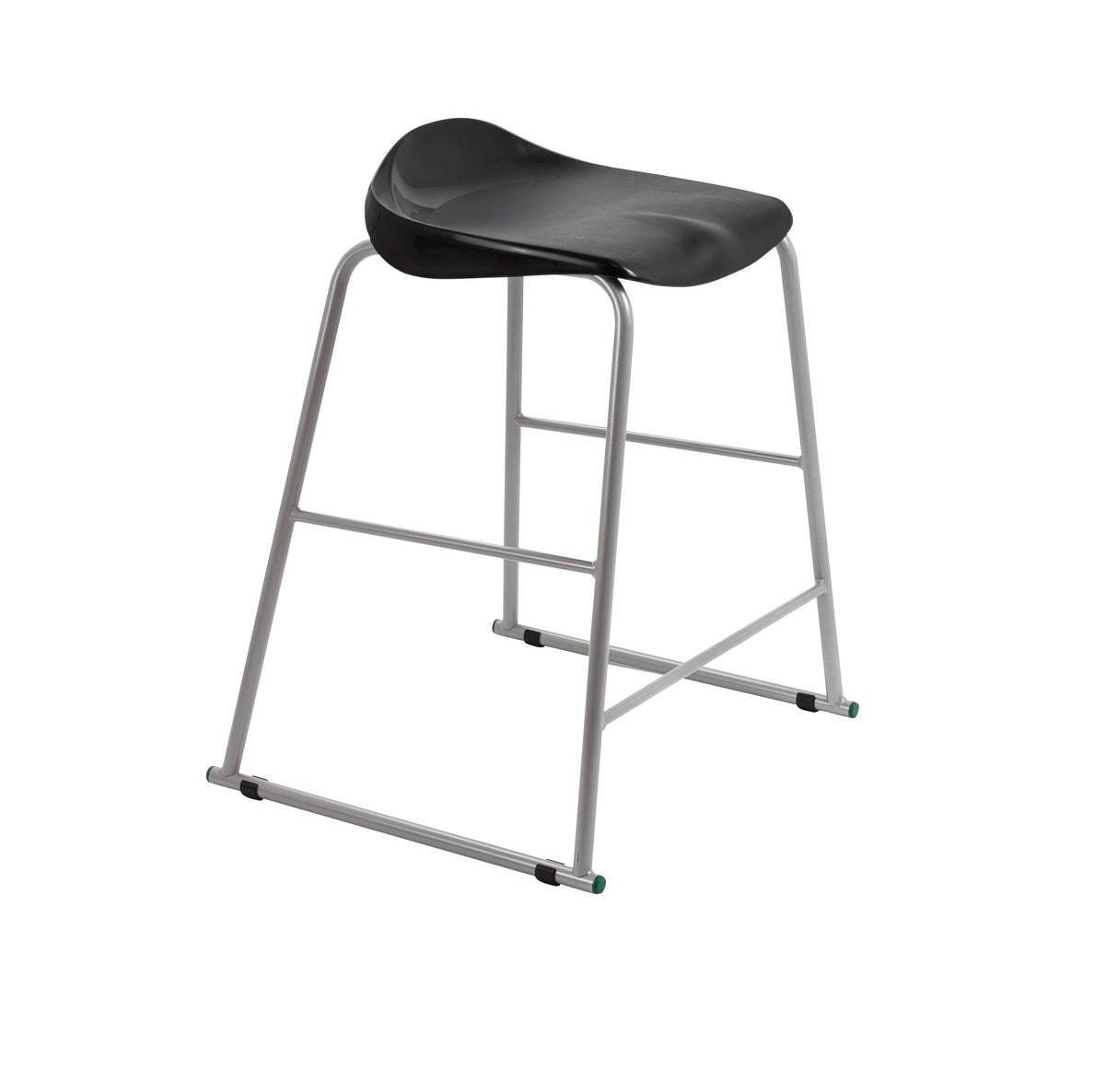 Titan Yellow Poly Lipped Stool -  685Mm High