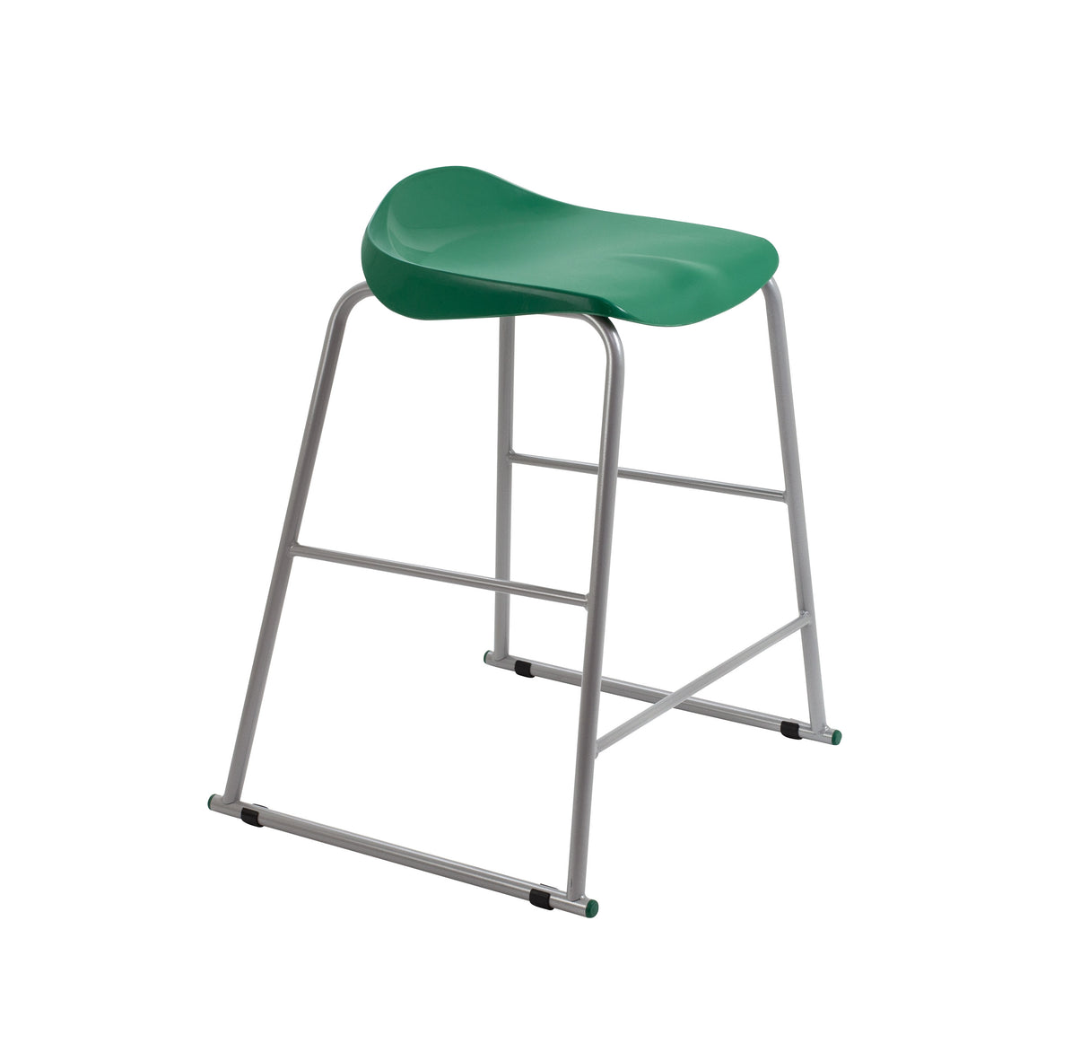 Titan Yellow Poly Lipped Stool -  685Mm High