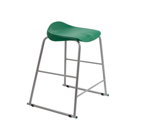 Titan Yellow Poly Lipped Stool -  685Mm High
