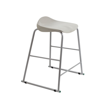 Titan Yellow Poly Lipped Stool -  685Mm High